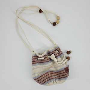 ROXY Drawstring Crossbody Purse Boho